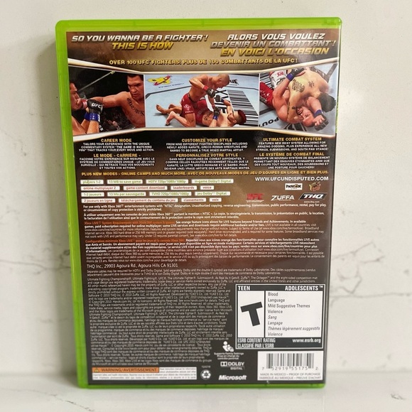 UFC Undisputed 2010 - XBOX 360 Game - Picture 2 of 3